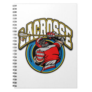 Carnet Logo de la lacrosse des hommes