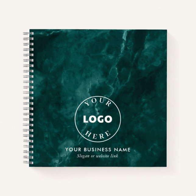 Carnet Logo de l'entreprise Green Business Custom (Devant)