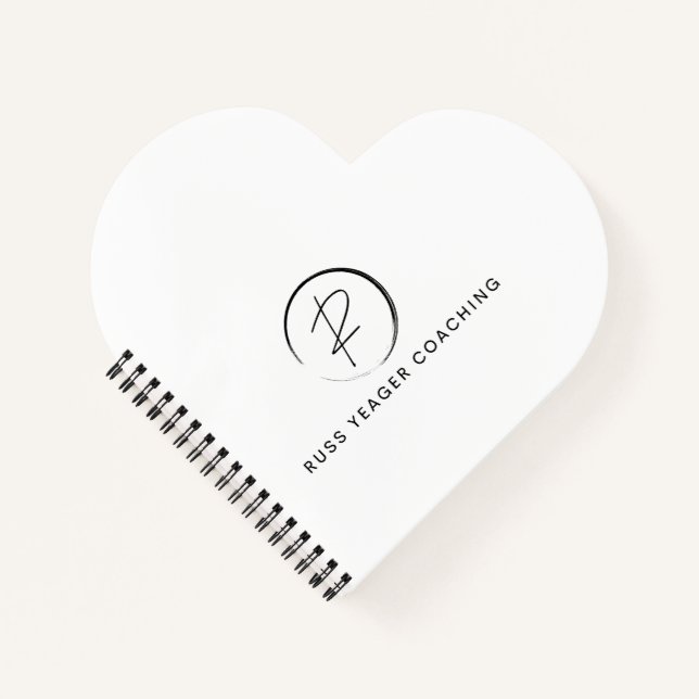 Carnet Logo de signature de coaching Russ Yeager (Devant)