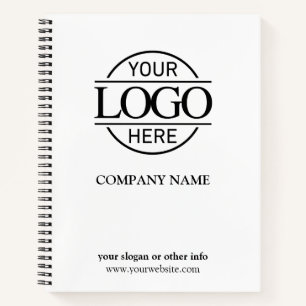 Carnet Logo d'entreprise moderne Black White Business