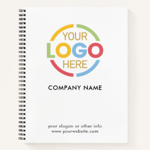 Carnet Logo d'entreprise moderne Black White Business