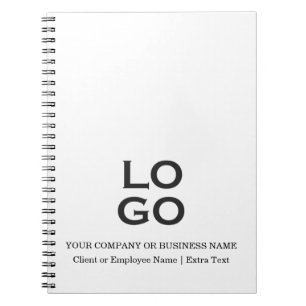 Carnet Logo d'entreprise ou de société personnalisé et ti