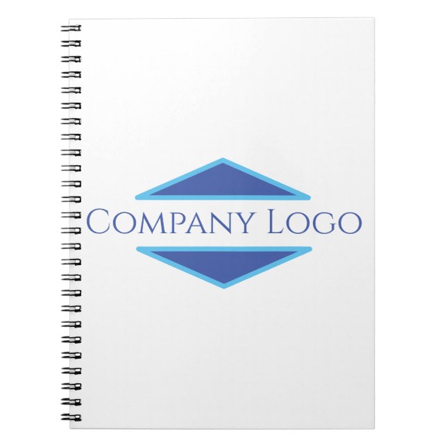 Carnet Logo d'entreprise personnalisé  (Devant)