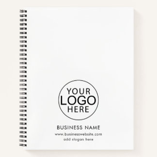 Carnet Logo d'entreprise simple Swag promotionnel d'entre