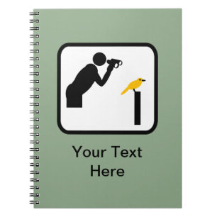 Carnet Logo d'oiseaux/d'oiseaux personnalisable