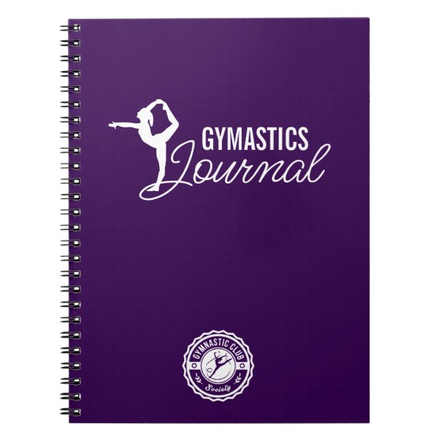 Carnet Logo du gymnase du club de gymnastique Routine d'é (Devant)