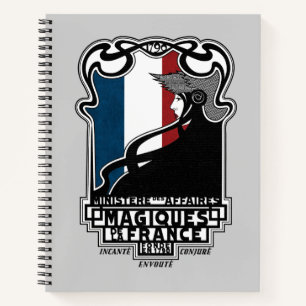 Carnet Logo du ministère des Affaires magiques de la Fra