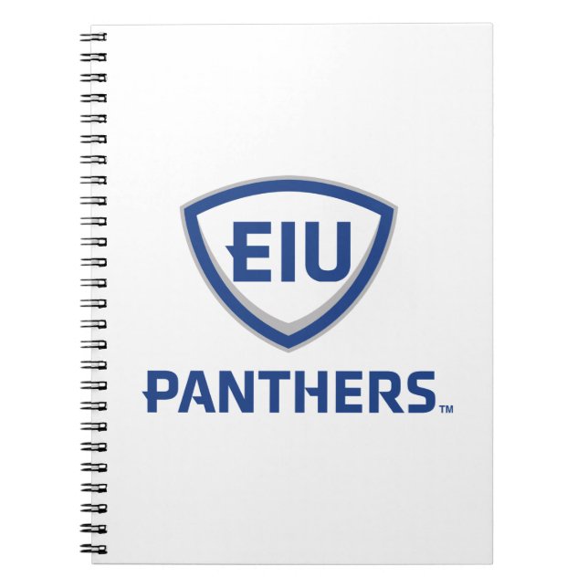 Carnet Logo Eastern Illinois Panthers Shield & Wordmark (Devant)