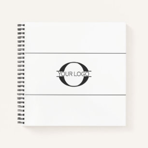 Carnet Logo et icônes de médias sociaux Blk/White ID810