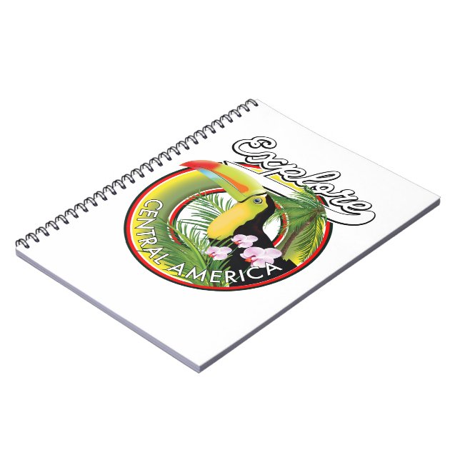 Carnet Logo Explorez l'Amérique centrale. (Côté gauche)