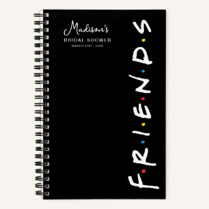 Carnet Logo FRIENDS™   Cadeau pour invité à une fête de m