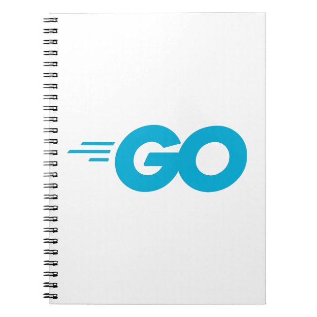 Carnet Logo Golang (Go Programming Language) (Devant)