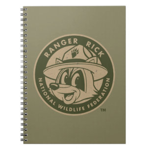 Carnet Logo kaki de Rick de garde forestière de Rick de