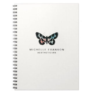 Carnet Logo Minimaliste à papillon aquarelle