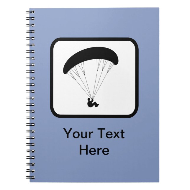 Carnet Logo Paraglider personnalisable (Devant)