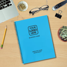 Logo professionnel moderne bleu ciel clair pour le