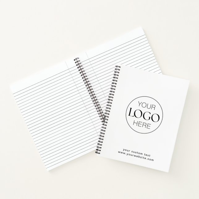 Carnet Logo professionnel moderne minimaliste propre (Intérieur)