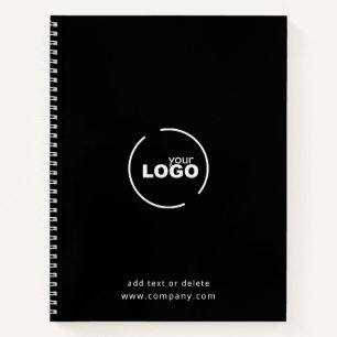 Carnet Logo professionnel moderne pour entreprise Noir