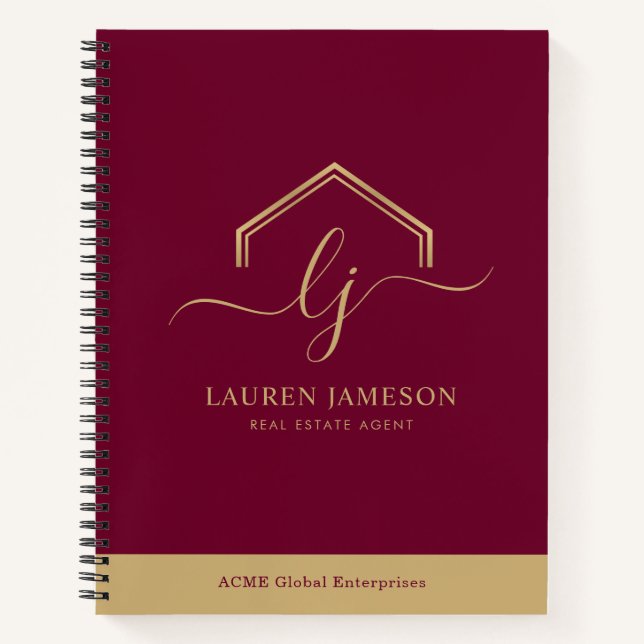 Carnet Logo Promotionnel immobilier moderne (Devant)