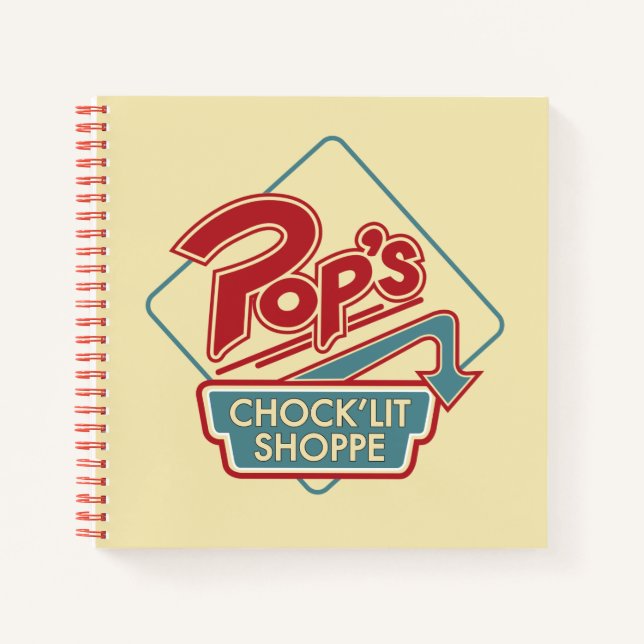 Carnet Logo rouge de la boutique Pop's Chock'Lit (Devant)