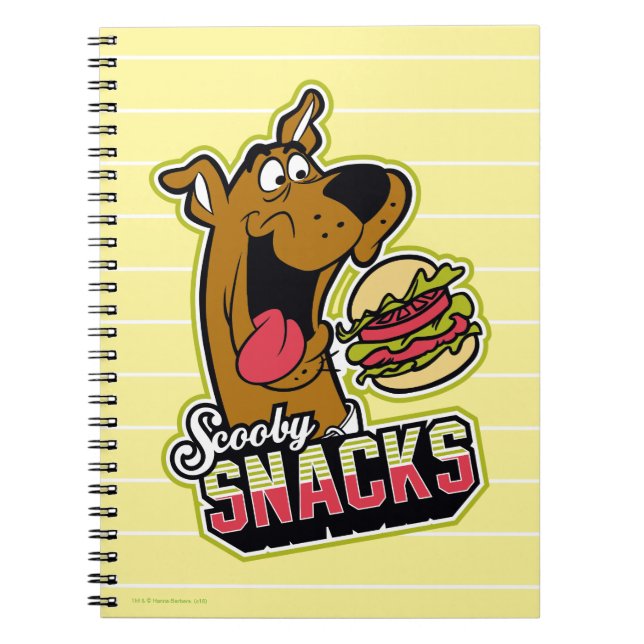 Carnet Logo Scooby-Doo "Scooby Snacks" (Devant)
