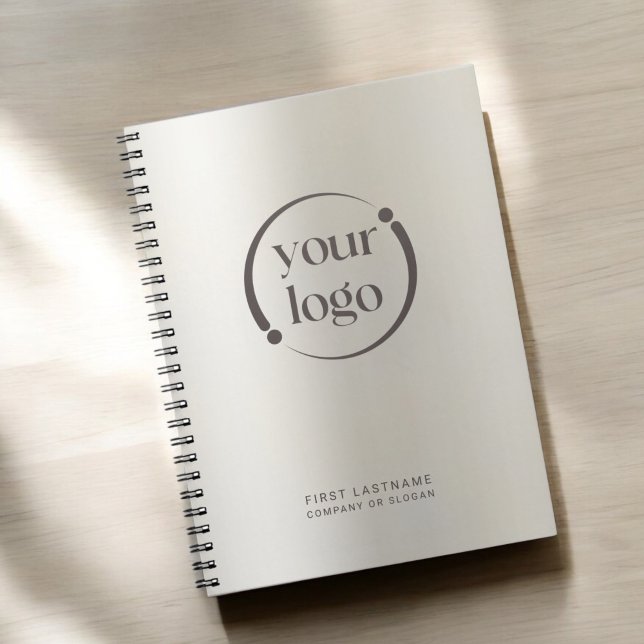 Carnet Logo Simple Moderne sur Métal Pearl (Créateur téléchargé)
