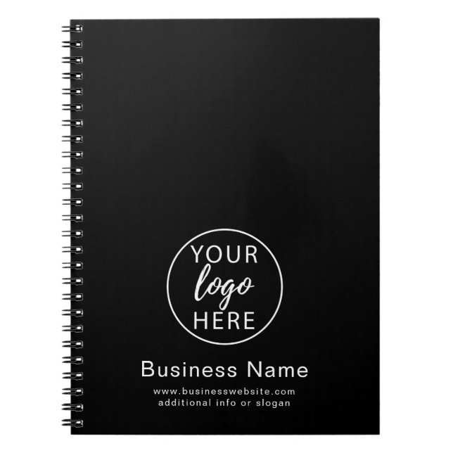 Carnet Logo sur mesure simple pour entreprise (Devant)