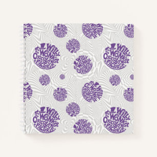Carnet Logo Willy Wonka Psychedelic Graphisme