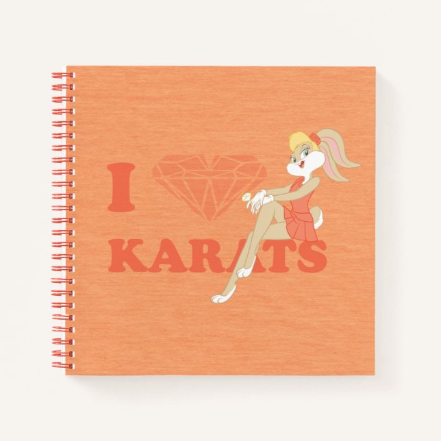 Carnet Lola Bunny I Heart Karats (Devant)