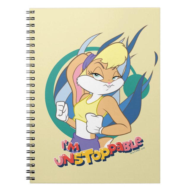 Carnet Lola Bunny "Je ne peux pas arrêter" (Devant)