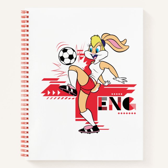 Carnet Lola Bunny Team England Soccer Graphic (Devant)
