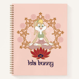 Carnet Lola Bunny Yoga Lotus Pose