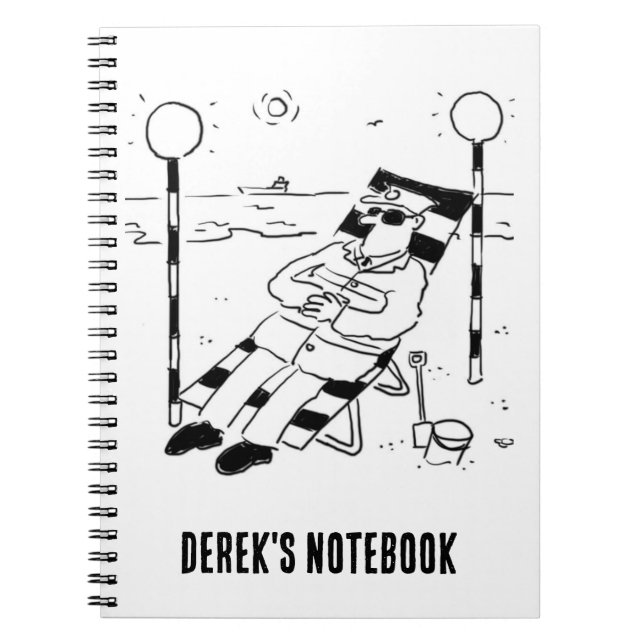 Carnet Lollipop Man est bronzant. Surréaliste (Devant)