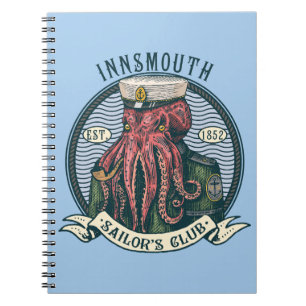 Carnet L'Ombre sur la voile de Lovecraft Innsmouth