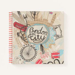Carnet London City Doodle Art