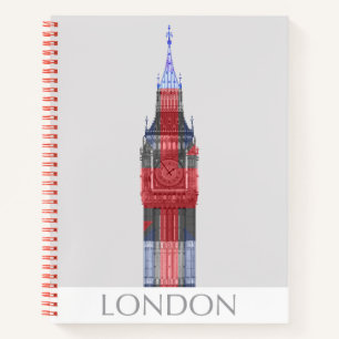 Carnet Londres Big Ben Union Jack