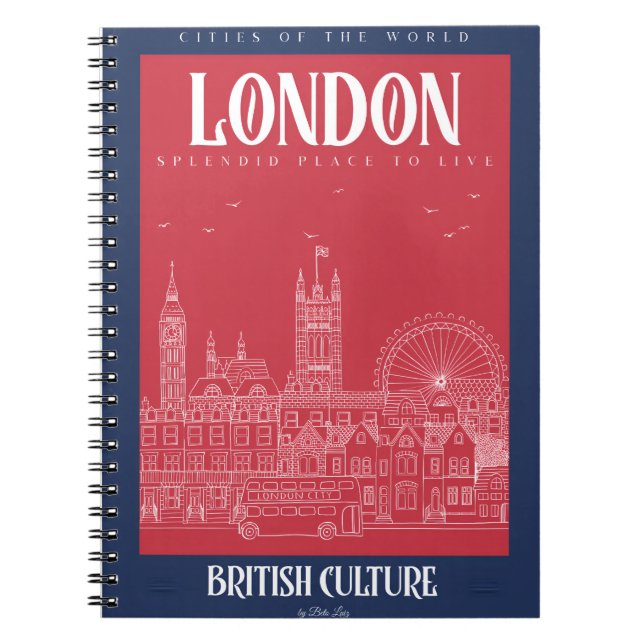 Carnet Londres - Un endroit merveilleux pour vivre (Devant)