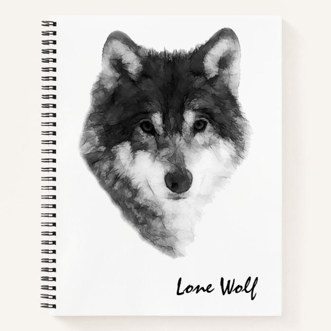 Carnet Lone Wolf élégant (Devant)