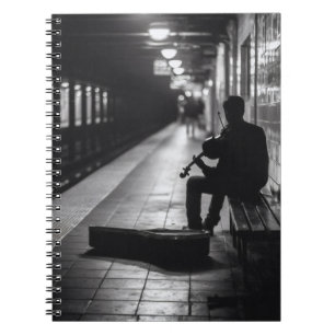Carnet Longuement Violoniste Du Métro