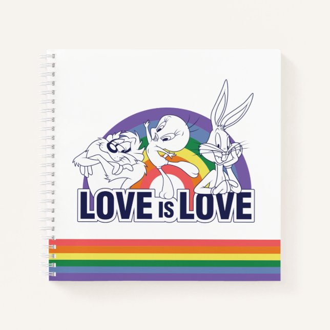 Carnet LOONEY TUNES™ - L'amour c'est l'amour (Devant)