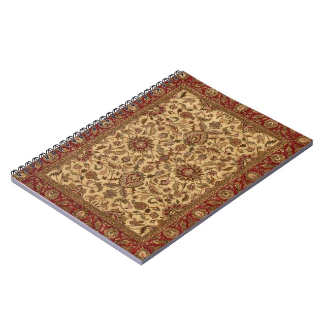 Carnet L'or fleurit le tapastery d'oriental d'arabesque (Côté gauche)