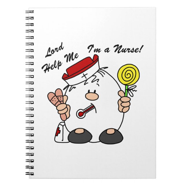 Carnet Lord Aidez-moi Je suis infirmière (Devant)