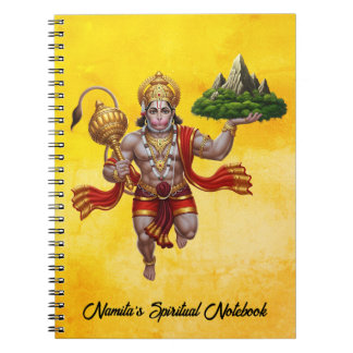 Carnet Lord Hanuman Flying Lifting Mountain