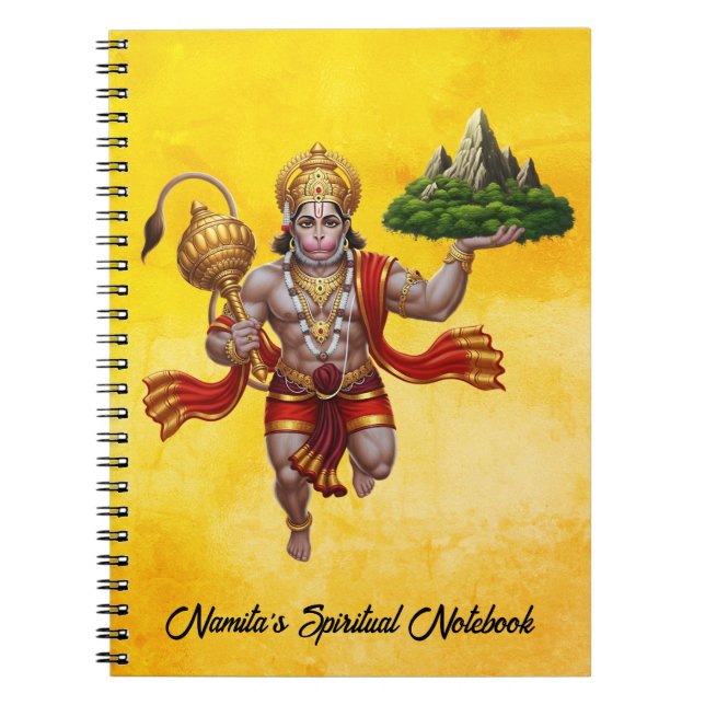Carnet Lord Hanuman Flying Lifting Mountain (Devant)