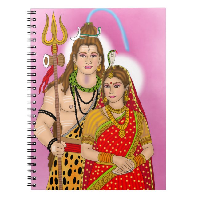 Carnet Lord Shiva Parvati (Devant)