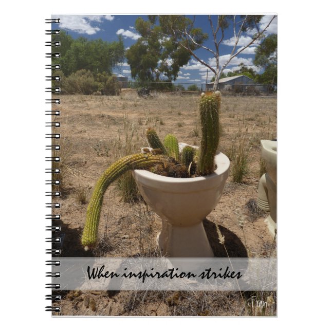 Carnet lorsque l'inspiration frappe (Devant)