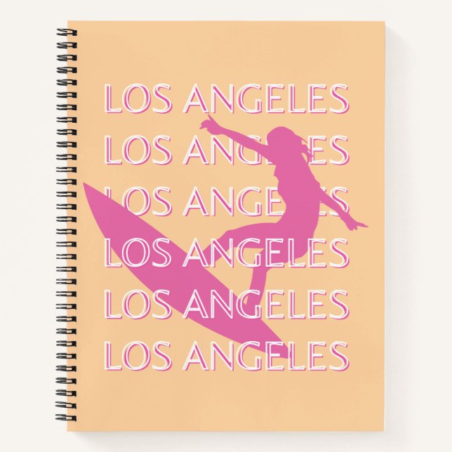 Carnet Los Angeles Travel Art, Californie, Amateurs de pl (Devant)