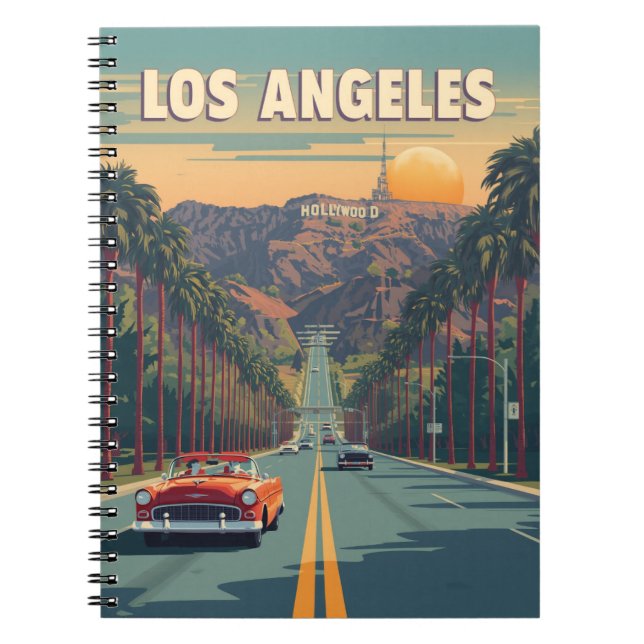 Carnet Los Angeles vintage (Devant)