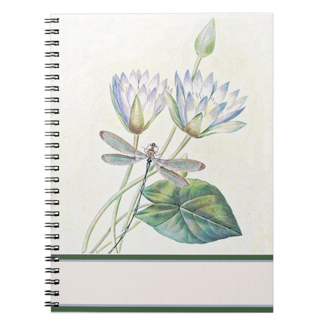 Carnet Lotus et libellule (Devant)