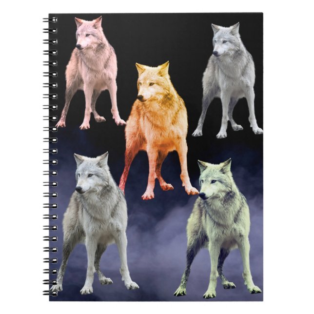 carnet loup (Devant)